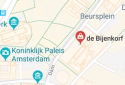 google maps bijenkorf amsterdam.